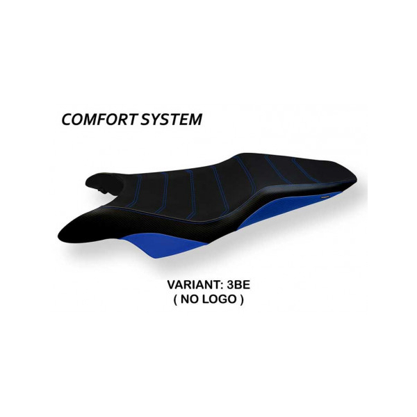 HOUSSE DE SELLE COMPATIBLE HONDA VFR 800 (02-13) MODÈLE BURNABY 2 - Couleur : BLEU, Type : CONFORT, Logo : SANS LOGO