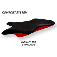 HOUSSE DE SELLE COMPATIBLE HONDA VFR 800 (02-13) MODÈLE BURNABY 2 - Couleur : ROUGE, Type : CONFORT, Logo : SANS LOGO