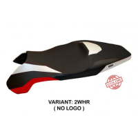 HOUSSE DE SELLE COMPATIBLE HONDA X-ADV (17-20) MODÈLE ORNN SPECIAL COLOR - Logo : SANS LOGO, Couleur : BLANC BLEU, Type : STANDARD