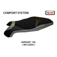 HOUSSE DE SELLE COMPATIBLE HONDA X-ADV (17-20) MODÈLE SWISS 3 VELVET - Couleur : NOIR, Type : CONFORT, Logo : SANS LOGO