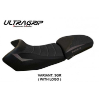 HOUSSE DE SELLE COMPATIBLE KTM 1190 ADVENTURE (13-16) MODÈLE FASANO 1 - Couleur : BLANC, Type : CONFORT, Logo : AVEC LOGO