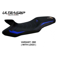 HOUSSE DE SELLE COMPATIBLE KTM 1290 SUPER ADVENTURE R (21-22) MODÈLE NUBIA - Couleur : BLANC, Logo : AVEC LOGO, Type : ULTRAGRIP