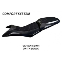 HOUSSE DE SELLE COMPATIBLE KTM 790 ADVENTURE S (19-20) MODÈLE MILO - Couleur : ORANGE, Type : CONFORT, Logo : AVEC LOGO
