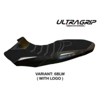 HOUSSE DE SELLE COMPATIBLE KTM 1050 ADVENTURE (15-16) MODÈLE DAVAO - Logo : AVEC LOGO, Couleur : NOIR ORANGE, Type : CONFORT