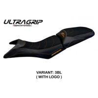 HOUSSE DE SELLE COMPATIBLE KTM 890 ADVENTURE (21-22) MODÈLE GELSO - Logo : AVEC LOGO, Couleur : BLANC, Type : CONFORT