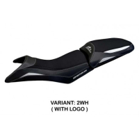 HOUSSE DE SELLE COMPATIBLE KTM 890 ADVENTURE (21-22) MODÈLE GELSO - Logo : AVEC LOGO, Couleur : NOIR, Type : ULTRAGRIP