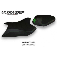 HOUSSE DE SELLE COMPATIBLE KAWASAKI Z 800 (13-16) MODÈLE CORIZZA 1 - Logo : AVEC LOGO, Couleur : BLANC, Type : ULTRAGRIP 