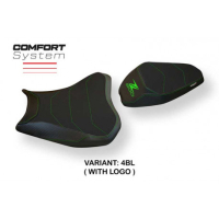 HOUSSE DE SELLE COMPATIBLE KAWASAKI Z 900 (17-22) MODÈLE BRAN 3 CONFORT, NOIR, A - Type : CONFORT, Logo : AVEC LOGO, Couleur : GRIS GRIS