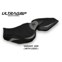 HOUSSE DE SELLE COMPATIBLE  KAWASAKI Z 1000 (14-20) MODÈLE HEDEMORA 1 - Logo : AVEC LOGO, Couleur : NOIR, Type : ULTRAGRIP