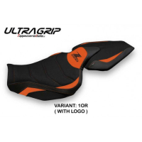 HOUSSE DE SELLE COMPATIBLE  KAWASAKI Z 1000 (14-20) MODÈLE HEDEMORA 1 - Logo : AVEC LOGO, Couleur : VERT, Type : ULTRAGRIP