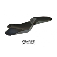 HOUSSE DE SELLE COMPATIBLE  KAWASAKI Z 1000 SX (11-16) MODÈLE COSENZA 1 - Couleur : VERT, Type : CONFORT, Logo : AVEC LOGO