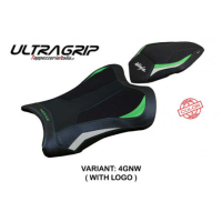 HOUSSE DE SELLE COMPATIBLE KAWASAKI NINJA ZX 10 R (21-22) MODÈLE DEXTER - Logo : AVEC LOGO, Couleur : VERT, Type : CONFORT