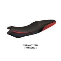 HOUSSE DE SELLE COMPATIBLE KAWASAKI ER-6N / ER-6F (05-11) MODÈLE LONDRA 1 - Logo : AVEC LOGO, Couleur : NOIR, Type : CONFORT