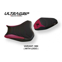 HOUSSE DE SELLE COMPATIBLE  KAWASAKI Z 900 (17-22) MODÈLE ARAD 1 - Logo : AVEC LOGO, Couleur : NOIR, Type : ULTRAGRIP