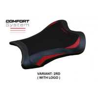 HOUSSE DE SELLE COMPATIBLE KAWASAKI NINJA ZX 10 RR (21-22) MODÈLE GAREN - Logo : AVEC LOGO, Couleur : VERT, Type : CONFORT