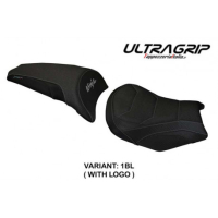 HOUSSE DE SELLE COMPATIBLE LE MODÈLE KAWASAKI NINJA 650 (17-22) SIHU - Type : CONFORT, Logo : AVEC LOGO, Couleur : VERT BLANC
