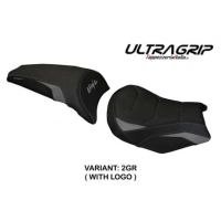 HOUSSE DE SELLE COMPATIBLE LE MODÈLE KAWASAKI NINJA 650 (17-22) SIHU - Type : CONFORT, Logo : AVEC LOGO, Couleur : VERT BLANC