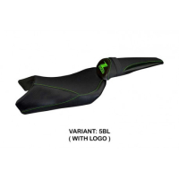 HOUSSE DE SELLE COMPATIBLE KAWASAKI Z 1000 (10-13) MODÈLE BERNA 2 - Type : STANDARD, Logo : AVEC LOGO, Couleur : GRIS GRIS