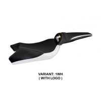 HOUSSE DE SELLE COMPATIBLE  KAWASAKI Z 1000 (10-13) MODÈLE BERNA 2 - Type : STANDARD, Logo : AVEC LOGO, Couleur : GRIS GRIS