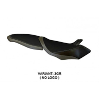 HOUSSE DE SELLE COMPATIBLE  MV AGUSTA BRUTALE 990R / 1078RR / 1090RR (07-15) MOD - Logo : AVEC LOGO, Couleur : GRIS GRIS, Type : STANDARD