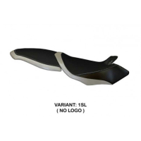 HOUSSE DE SELLE COMPATIBLE  MV AGUSTA BRUTALE 990R / 1078RR / 1090RR (07-15) MOD - Couleur : BLANC, Type : STANDARD, Logo : AVEC LOGO