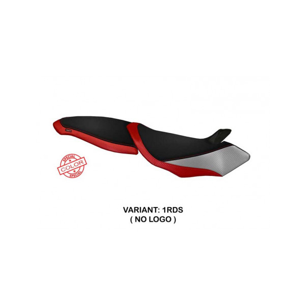 HOUSSE DE SELLE COMPATIBLE MV AGUSTA BRUTALE 750/910/989 (04-11) MODÈLE CESENATI - Logo : AVEC LOGO, Couleur : BLEU, Type : STANDARD