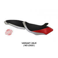 HOUSSE DE SELLE COMPATIBLE MV AGUSTA BRUTALE 750/910/989 (04-11) MODÈLE CESENATI - Logo : AVEC LOGO, Couleur : ROUGE ARGENT, Type : STANDARD