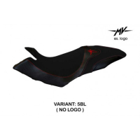 HOUSSE DE SELLE COMPATIBLE MV AGUSTA DRAGSTER 800 (14-18) MODÈLE AOSTA 1 - Couleur : BLANC, Type : STANDARD, Logo : AVEC LOGO 