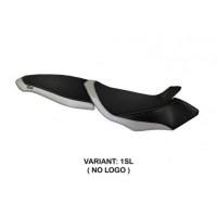 HOUSSE DE SELLE COMPATIBLE  MV AGUSTA BRUTALE 750/910/989 (04-11) MODÈLE CESENAT - Logo : AVEC LOGO, Couleur : GRIS GRIS, Type : STANDARD