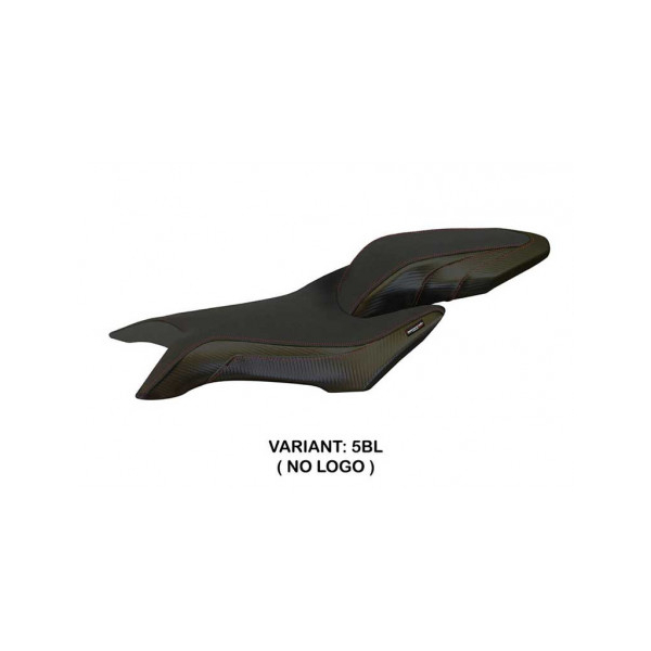 HOUSSE DE SELLE COMPATIBLE  MV AGUSTA BRUTALE 800 (16-22) MODÈLE ZURICH 1 - Couleur : NOIR, Type : STANDARD, Logo : AVEC LOGO
