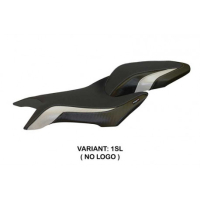 HOUSSE DE SELLE COMPATIBLE  MV AGUSTA BRUTALE 800 (16-22) MODÈLE ZURICH 1 - Couleur : BLANC, Type : STANDARD, Logo : AVEC LOGO