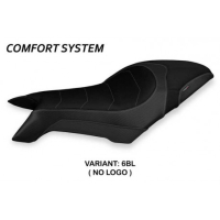 HOUSSE DE SELLE COMPATIBLE MV AGUSTA DRAGSTER 800 (19-22) MODÈLE DOBRICA 2 - Logo : AVEC LOGO, Couleur : NOIR, Type : CONFORT 