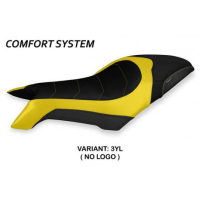 HOUSSE DE SELLE COMPATIBLE MV AGUSTA DRAGSTER 800 (19-22) MODÈLE DOBRICA 2 - Couleur : NOIR, Type : CONFORT, Logo : AVEC LOGO