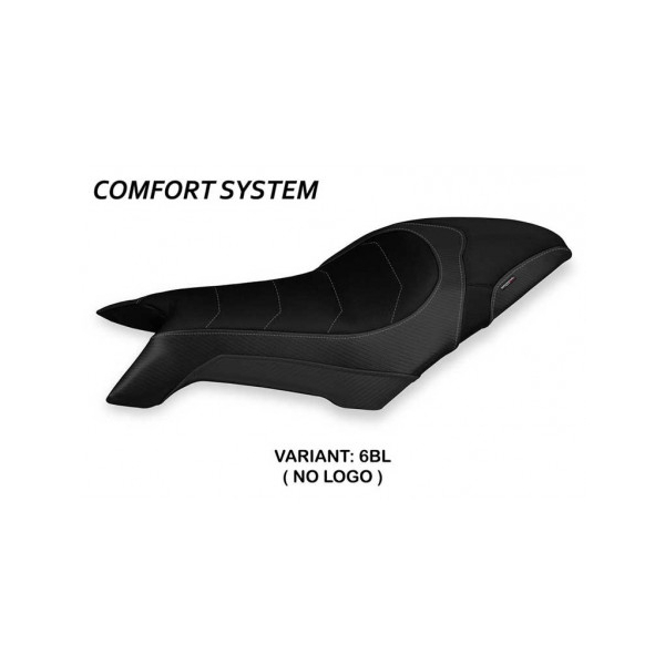 HOUSSE DE SELLE COMPATIBLE MV AGUSTA DRAGSTER 800 (19-22) MODÈLE DOBRICA 2 - Couleur : ROUGE, Type : CONFORT, Logo : AVEC LOGO
