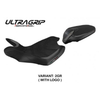 HOUSSE DE SELLE COMPATIBLE MV AGUSTA TURISMO VELOCE (14-20) MODÈLE SAHARA - Logo : AVEC LOGO, Couleur : NOIR, Type : CONFORT