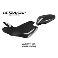 HOUSSE DE SELLE COMPATIBLE MV AGUSTA TURISMO VELOCE (14-20) MODÈLE SAHARA - Logo : AVEC LOGO, Couleur : NOIR, Type : CONFORT