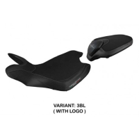 HOUSSE DE SELLE COMPATIBLE MV AGUSTA TURISMO VELOCE (14-20) MODÈLE SAHARA - Logo : AVEC LOGO, Couleur : ROUGE, Type : CONFORT