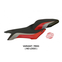 HOUSSE DE SELLE COMPATIBLE  MV AGUSTA BRUTALE 800 (16-22) MODÈLE ZURICH SPECIAL - Logo : AVEC LOGO, Couleur : BLEU BLANC, Type : STANDARD 