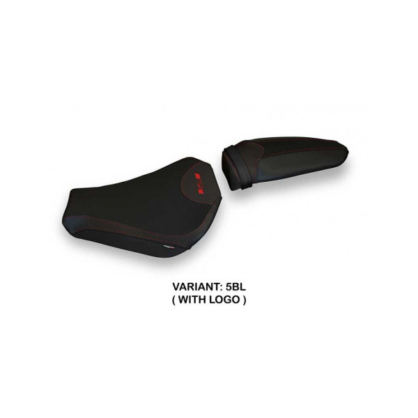 HOUSSE DE SELLE COMPATIBLE MV AGUSTA F4 (10-20) MODÈLE GRAY 1 - Logo : AVEC LOGO, Couleur : ROUGE, Type : STANDARD