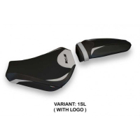 HOUSSE DE SELLE COMPATIBLE MV AGUSTA F4 (10-20) MODÈLE GRAY 1 - Couleur : BLANC, Type : STANDARD, Logo : AVEC LOGO