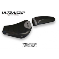 HOUSSE DE SELLE COMPATIBLE MV AGUSTA F4 (10-20) MODÈLE SATURNIA 1 - Logo : AVEC LOGO, Couleur : BLANC, Type : ULTRAGRIP