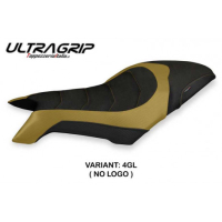 HOUSSE DE SELLE COMPATIBLE MV AGUSTA DRAGSTER 800 (19-22) MODÈLE SVALIAVA 2 - Logo : AVEC LOGO, Couleur : OR, Type : ULTRAGRIP