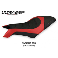 HOUSSE DE SELLE COMPATIBLE MV AGUSTA DRAGSTER 800 (19-22) MODÈLE SVALIAVA 2 - Couleur : ROUGE, Logo : AVEC LOGO, Type : ULTRAGRIP