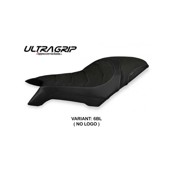 HOUSSE DE SELLE COMPATIBLE MV AGUSTA DRAGSTER 800 (19-22) MODÈLE SVALIAVA 2 - Logo : AVEC LOGO, Couleur : JAUNE, Type : ULTRAGRIP