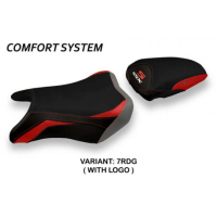 HOUSSE DE SELLE COMPATIBLE SUZUKI GSX S 750 (17-21) MODÈLE HOKOTA SPECIAL COLOR - Type : CONFORT, Logo : AVEC LOGO, Couleur : BLANC JAUNE
