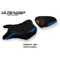 HOUSSE DE SELLE COMPATIBLE SUZUKI GSX S 750 (17-21) MODÈLE KYOTO 2 - Couleur : BLANC, Logo : AVEC LOGO, Type : ULTRAGRIP