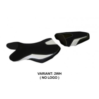 HOUSSE DE SELLE COMPATIBLE SUZUKI GSR 750 (10-17) MODÈLE SIENA 2 - Logo : AVEC LOGO, Couleur : BLEU, Type : CONFORT