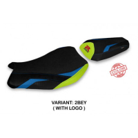 HOUSSE DE SELLE COMPATIBLE SUZUKI GSX R 1000 (17-21) MODÈLE ELMAS SPECIAL COLOR - Logo : AVEC LOGO, Couleur : ROUGE GRIS, Type : STANDARD