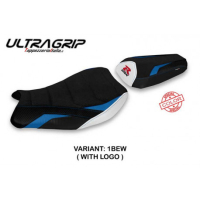 HOUSSE DE SELLE COMPATIBLE SUZUKI GSX R 1000 (17-21) MODÈLE ISILI COLORIS SPÉCIA - Logo : AVEC LOGO, Type : ULTRAGRIP, Couleur : BLEU JAUNE