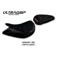 HOUSSE DE SELLE COMPATIBLE SUZUKI GSX S 1000 (15-20) MODÈLE MAVORA - Logo : AVEC LOGO, Couleur : BLANC, Type : ULTRAGRIP